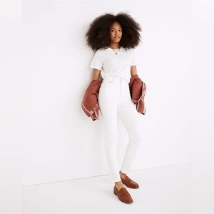 Madewell Petite High-Rise Perfect Vintage Jean in Tile White